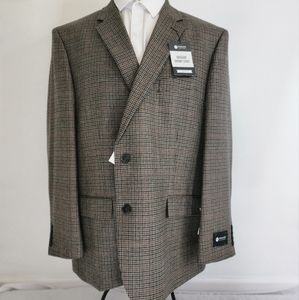 HAGGAR Brown Sport Coat. New With Tags.